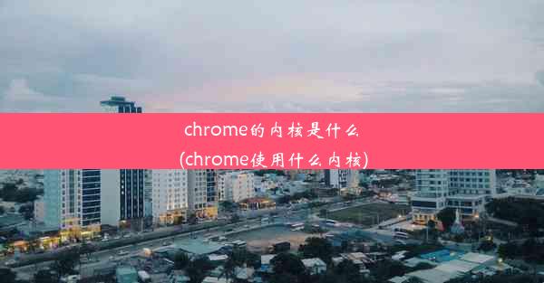 chrome的内核是什么(chrome使用什么内核)