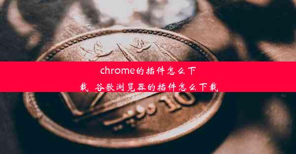 chrome的插件怎么下载_谷歌浏览器的插件怎么下载