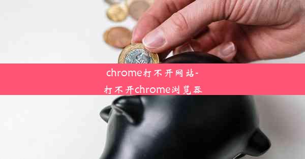 chrome打不开网站-打不开chrome浏览器