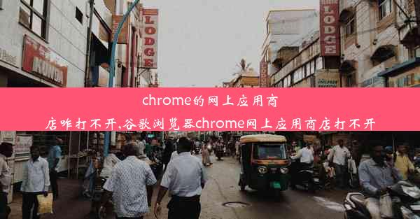 chrome的网上应用商店咋打不开,谷歌浏览器chrome网上应用商店打不开