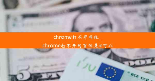 chrome打不开网银_chrome打不开网页但是ie可以