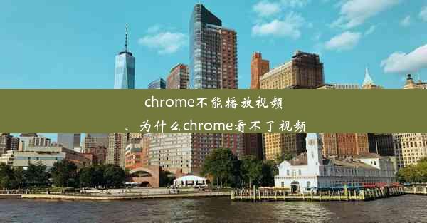 chrome不能播放视频、为什么chrome看不了视频