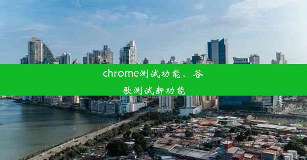 chrome测试功能、谷歌测试新功能