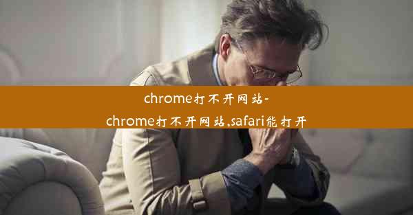 chrome打不开网站-chrome打不开网站,safari能打开