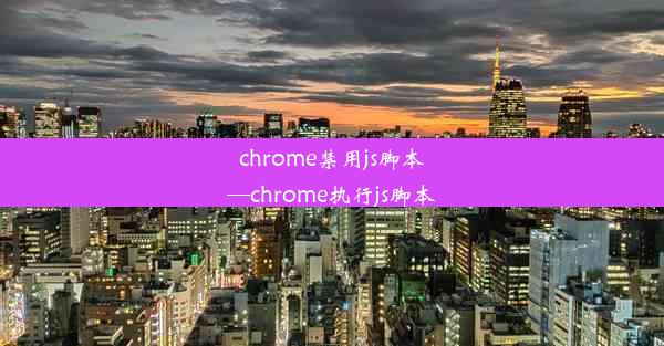 chrome禁用js脚本—chrome执行js脚本