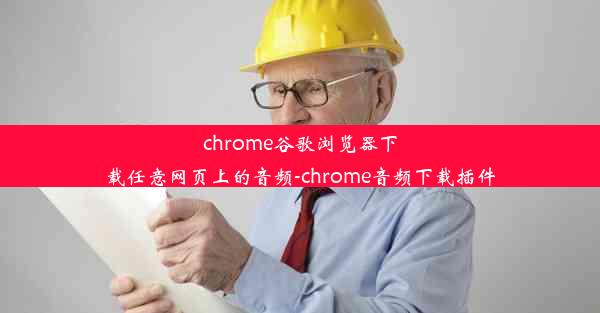 chrome谷歌浏览器下载任意网页上的音频-chrome音频下载插件