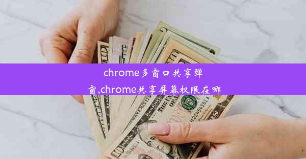 chrome多窗口共享弹窗,chrome共享屏幕权限在哪