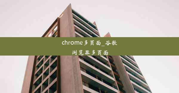 chrome多页面_谷歌浏览器多页面