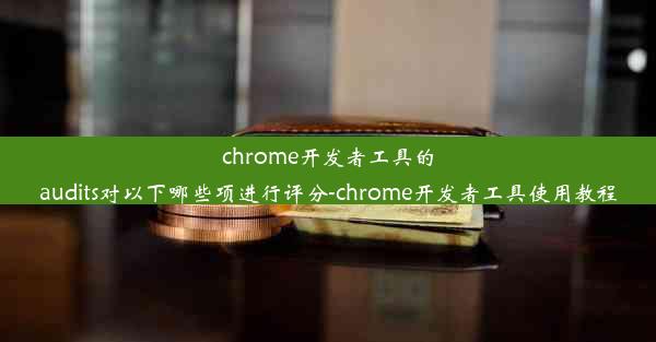 chrome开发者工具的audits对以下哪些项进行评分-chrome开发者工具使用教程