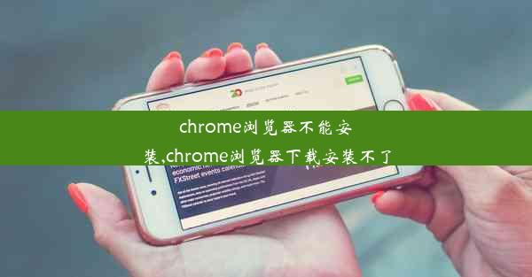 chrome浏览器不能安装,chrome浏览器下载安装不了