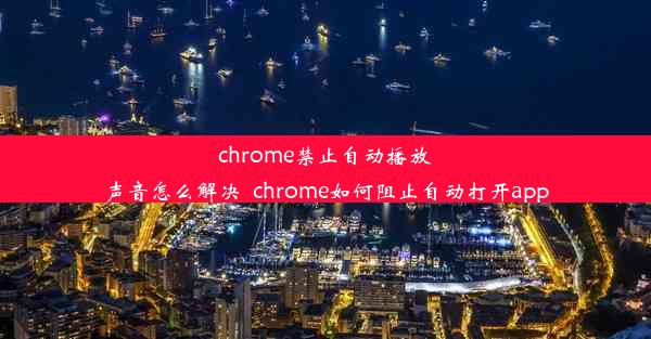 chrome禁止自动播放声音怎么解决_chrome如何阻止自动打开app