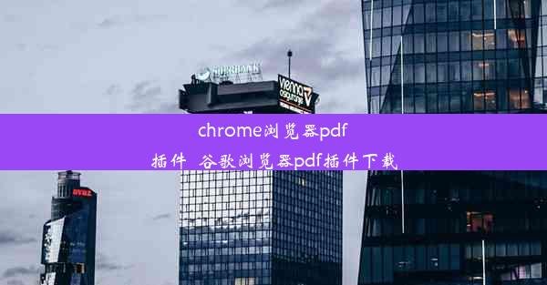 chrome浏览器pdf插件_谷歌浏览器pdf插件下载