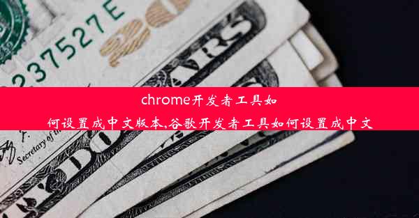 chrome开发者工具如何设置成中文版本,谷歌开发者工具如何设置成中文