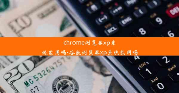 chrome浏览器xp系统能用吗-谷歌浏览器xp系统能用吗