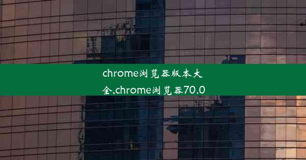 chrome浏览器版本大全,chrome浏览器70.0