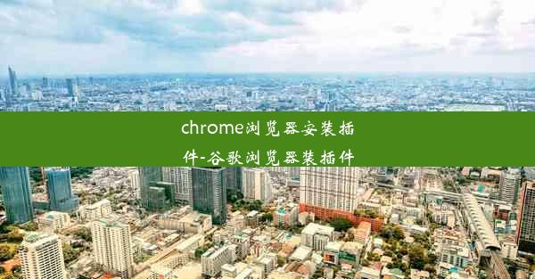 chrome浏览器安装插件-谷歌浏览器装插件