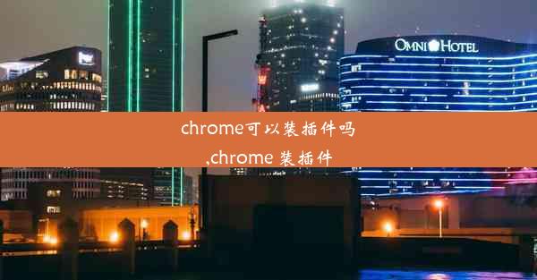 chrome可以装插件吗,chrome 装插件