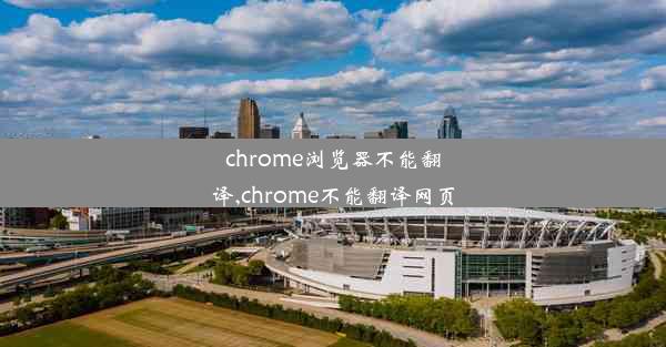 chrome浏览器不能翻译,chrome不能翻译网页