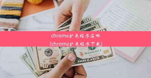 chrome扩展程序在哪(chrome扩展程序下载)