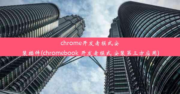 chrome开发者模式安装插件(chromebook 开发者模式 安装第三方应用)