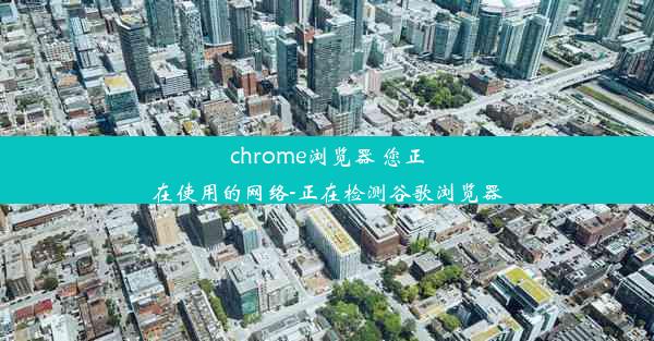 chrome浏览器 您正在使用的网络-正在检测谷歌浏览器