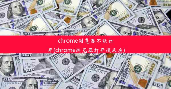 chrome浏览器不能打开(chrome浏览器打开没反应)