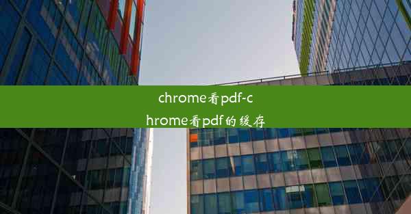 chrome看pdf-chrome看pdf的缓存