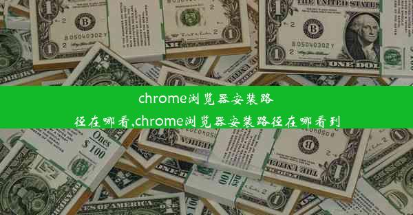 chrome浏览器安装路径在哪看,chrome浏览器安装路径在哪看到