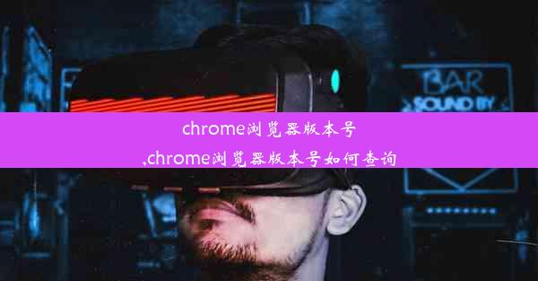 chrome浏览器版本号,chrome浏览器版本号如何查询