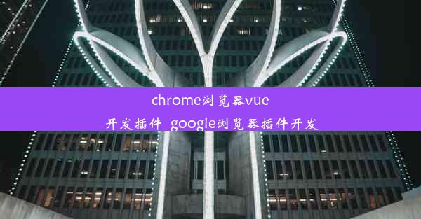 chrome浏览器vue开发插件_google浏览器插件开发