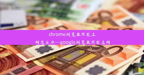 chrome浏览器不能上网怎么办—google浏览器不能上网