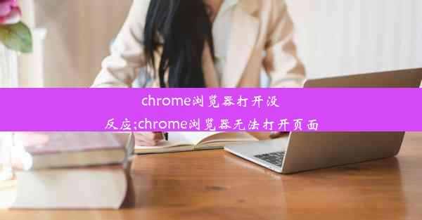 chrome浏览器打开没反应;chrome浏览器无法打开页面