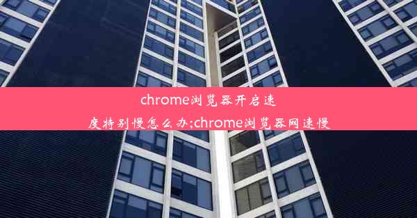 chrome浏览器开启速度特别慢怎么办;chrome浏览器网速慢