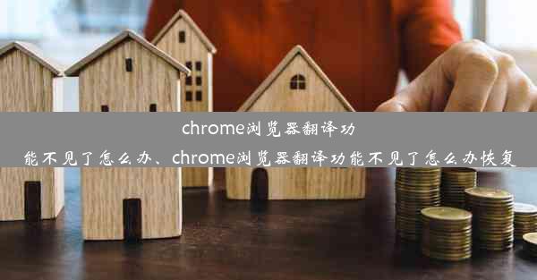 chrome浏览器翻译功能不见了怎么办、chrome浏览器翻译功能不见了怎么办恢复