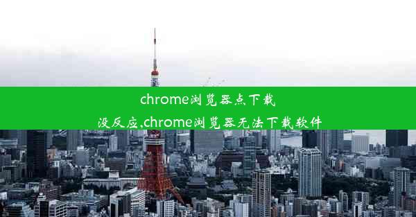 chrome浏览器点下载没反应,chrome浏览器无法下载软件