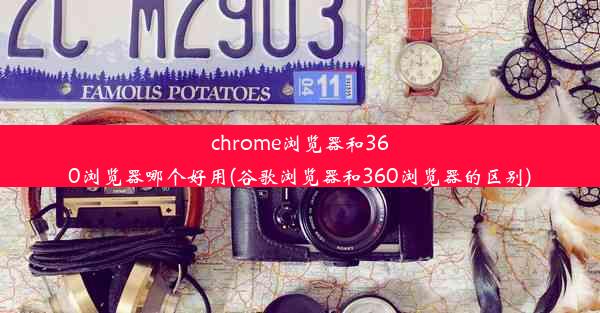 chrome浏览器和360浏览器哪个好用(谷歌浏览器和360浏览器的区别)