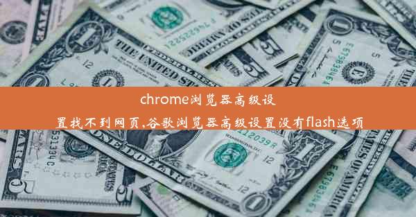 chrome浏览器高级设置找不到网页,谷歌浏览器高级设置没有flash选项