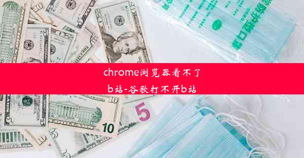 chrome浏览器看不了b站-谷歌打不开b站