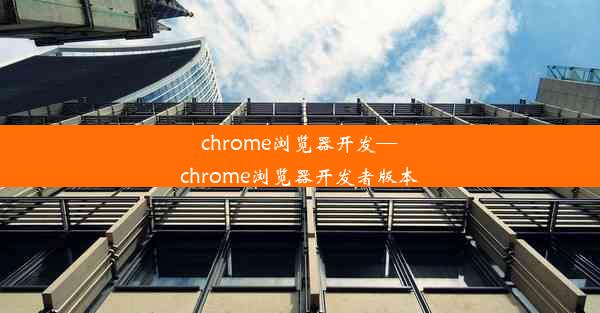 chrome浏览器开发—chrome浏览器开发者版本