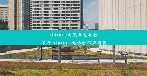 chrome浏览器电脑打不开_chrome电脑打不开网页