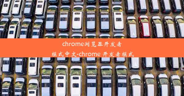 chrome浏览器开发者模式中文-chrome 开发者模式