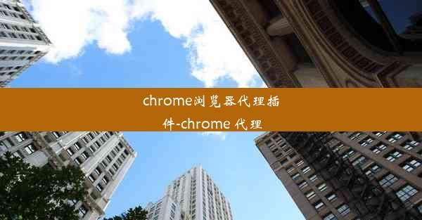 chrome浏览器代理插件-chrome 代理