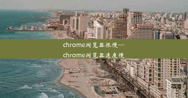 chrome浏览器很慢—chrome浏览器速度慢