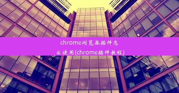 chrome浏览器插件怎么使用(chrome插件教程)