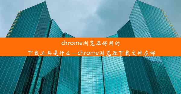 chrome浏览器好用的下载工具是什么—chrome浏览器下载文件在哪