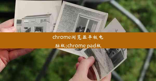 chrome浏览器平板电脑版;chrome pad版