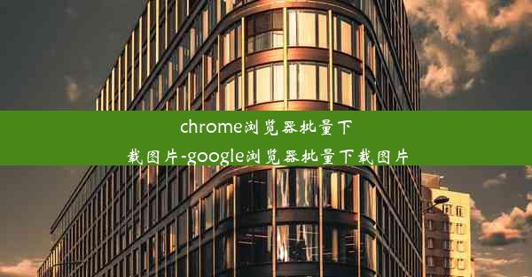 chrome浏览器批量下载图片-google浏览器批量下载图片