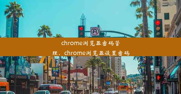 chrome浏览器密码管理、chrome浏览器设置密码