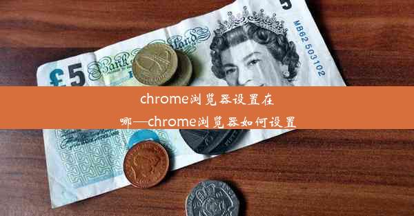 chrome浏览器设置在哪—chrome浏览器如何设置