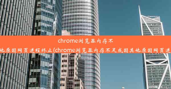 chrome浏览器内存不足或因其他原因网页进程终止(chrome浏览器内存不足或因其他原因网页进程终止了)